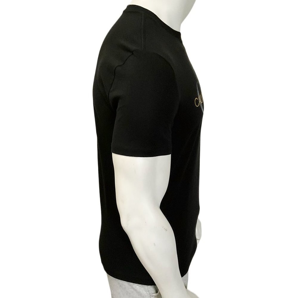NWT CALVIN KLEIN AUTHENTIC MEN'S BLACK CREW NECK SHORT SLEEVE T-SHIRT SIZE M - Picture 2 of 5